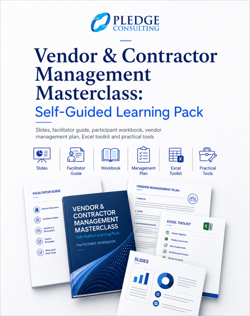 Vendor & Contractor Management - Self Guided Learning Pack