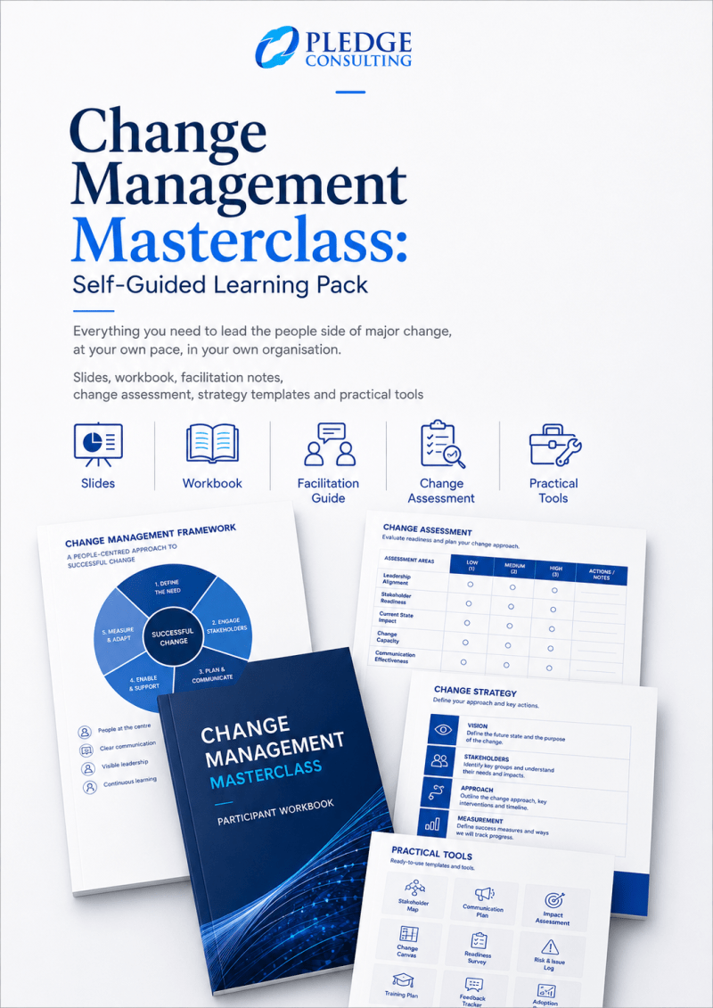 Change Management Masterclass - Self Guided Learning Pack